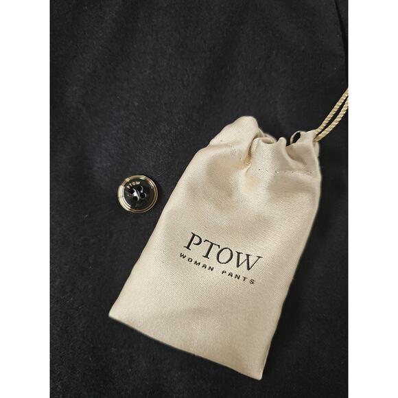 PTOW Womens Size US 14 EU 44 Wool Tiffany Trouser Career Office Capsule Black - Picture 12 of 12